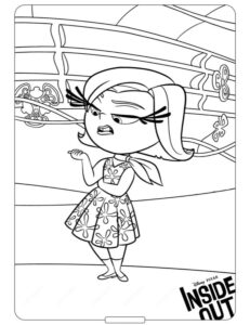 Desenho de Nojo de Divertidamente para colorir