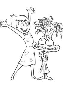 Desenho de Tristeza de Divertidamente para colorir