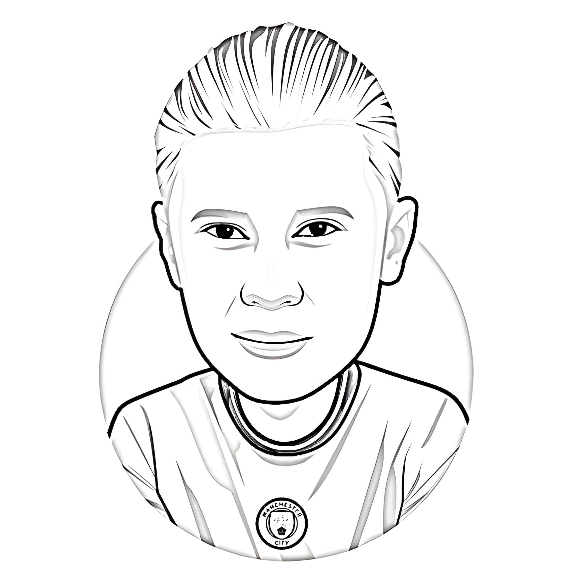 Cara de erling haaland para imprimir