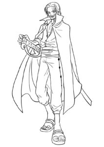 Desenho do brook de one piece para imprimir