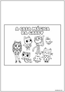 A casa mágica da gabby todos os personagens para imprimir