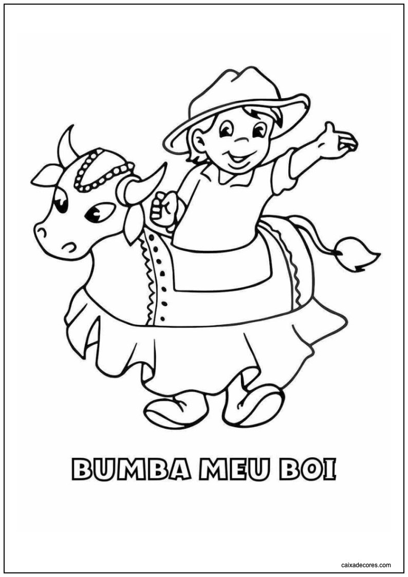 Bumba meu boi para imprimir