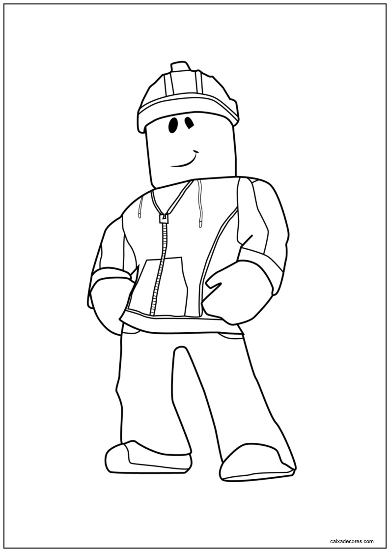 Desenho roblox rap para imprimir