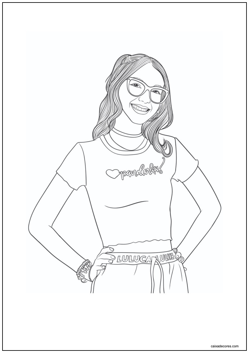 Desenho da luluca para imprimir
