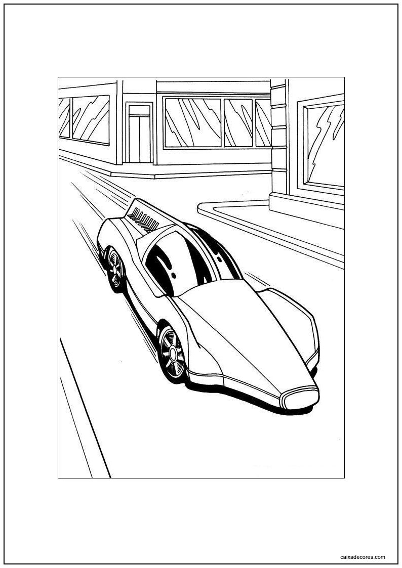 Desenho de hot wheels strip weathers com seu deora para imprimir