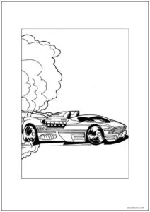 Desenho de hot wheels tork maddox com seu rivited para imprimir