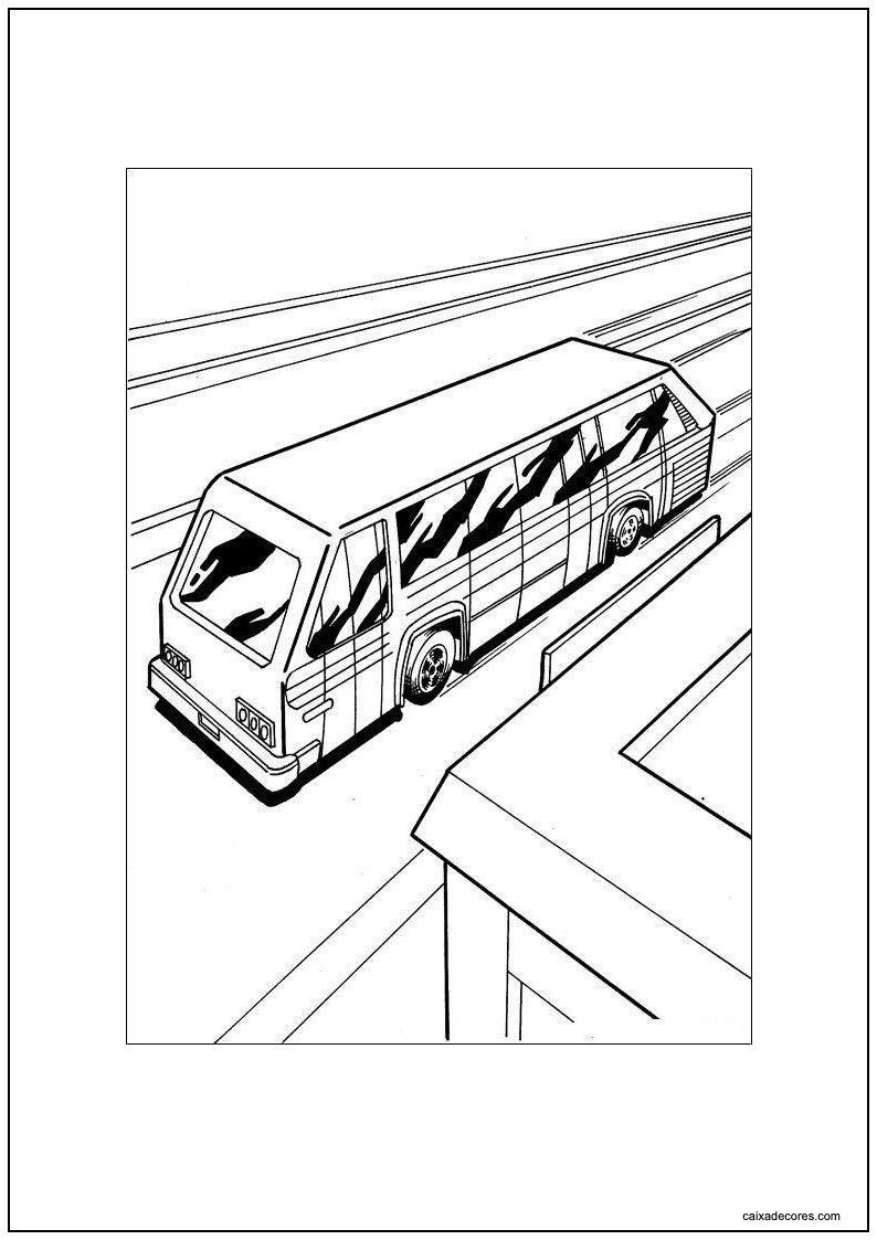 Desenho de hot wheels busque no caminhão hot wheels para colorir