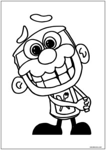 Desenho de josé comilão grátis para colorir e imprimir