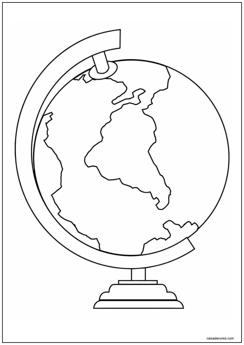 Desenho de planeta para imprimir 11