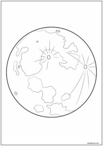 Desenho de planeta para imprimir 13