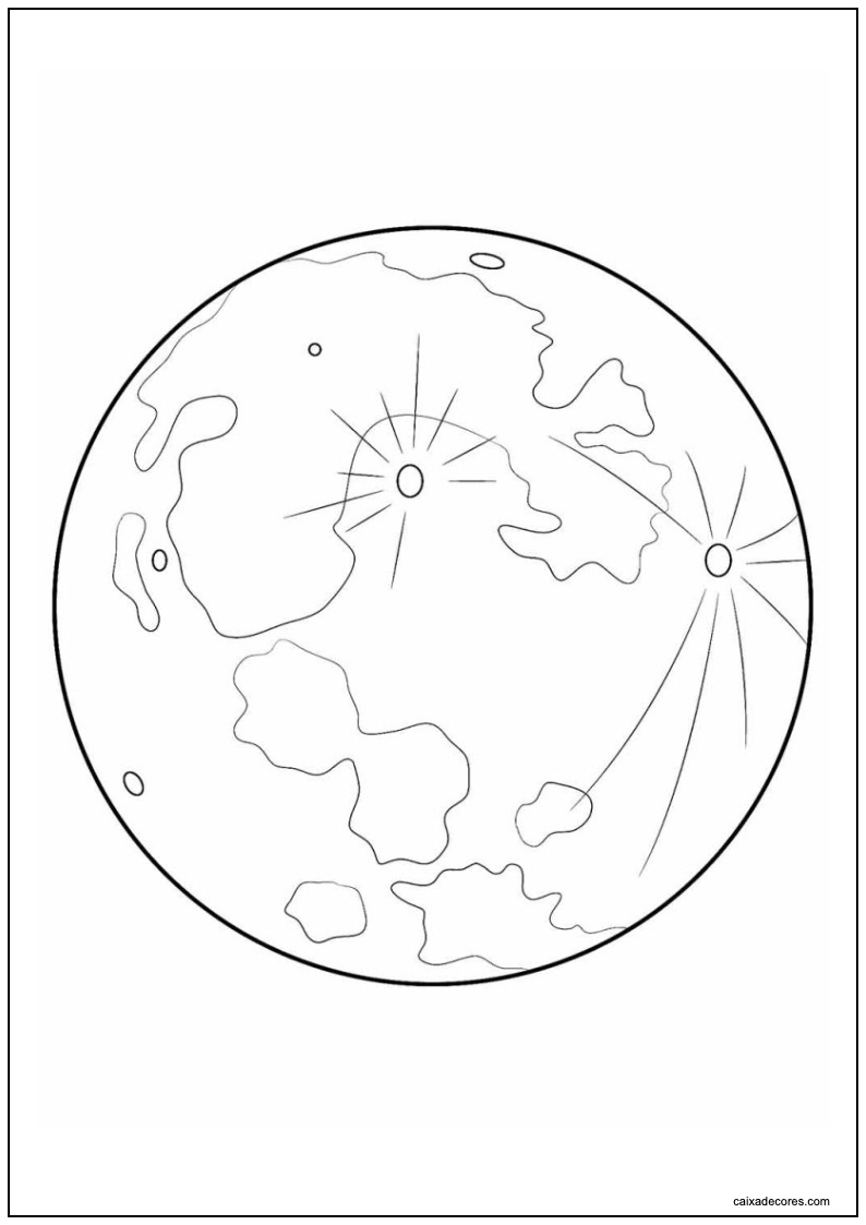Desenho de planeta para imprimir 13