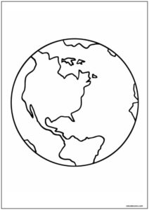 Desenho de planeta para imprimir 16