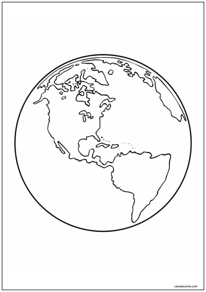 Desenho de planeta para imprimir 20