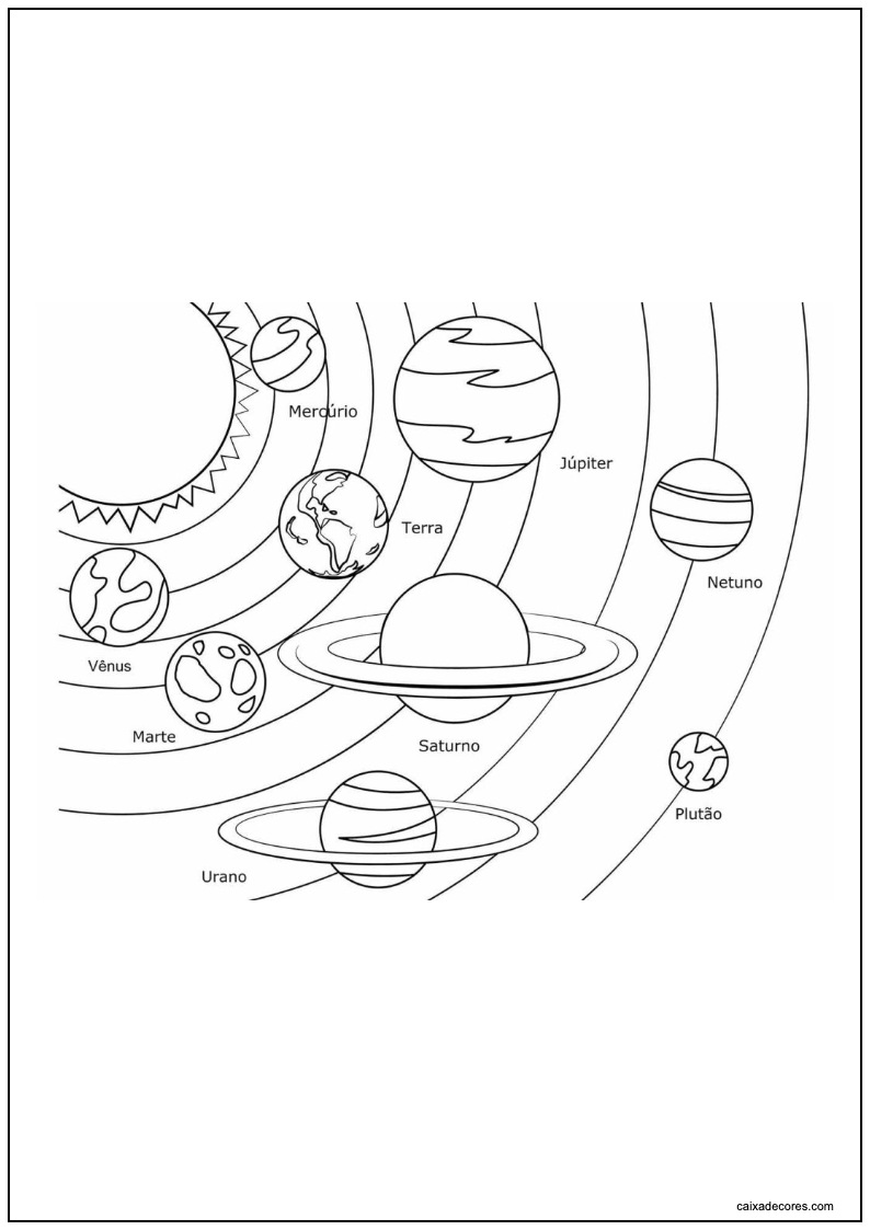 Desenho de planeta para imprimir 24