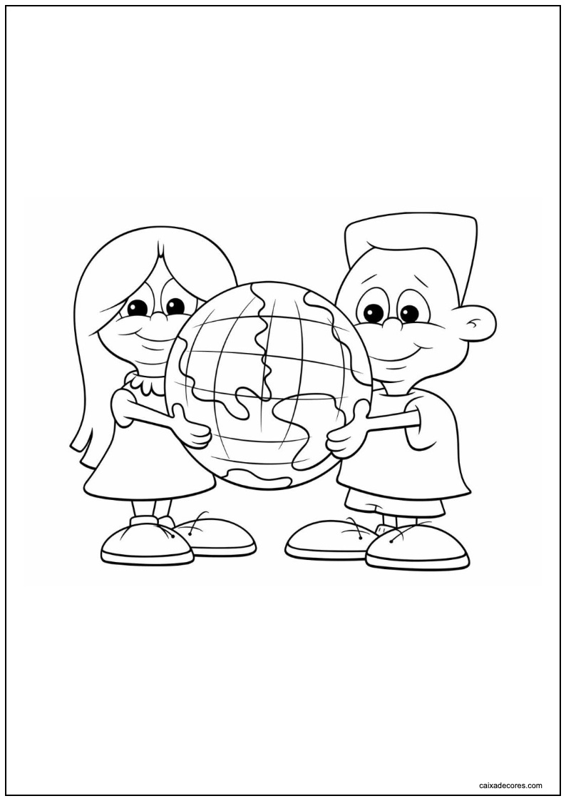 Desenho de planeta para imprimir 6