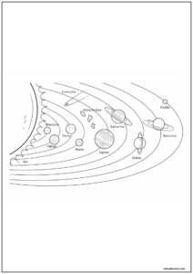 Desenho de planeta para imprimir 9