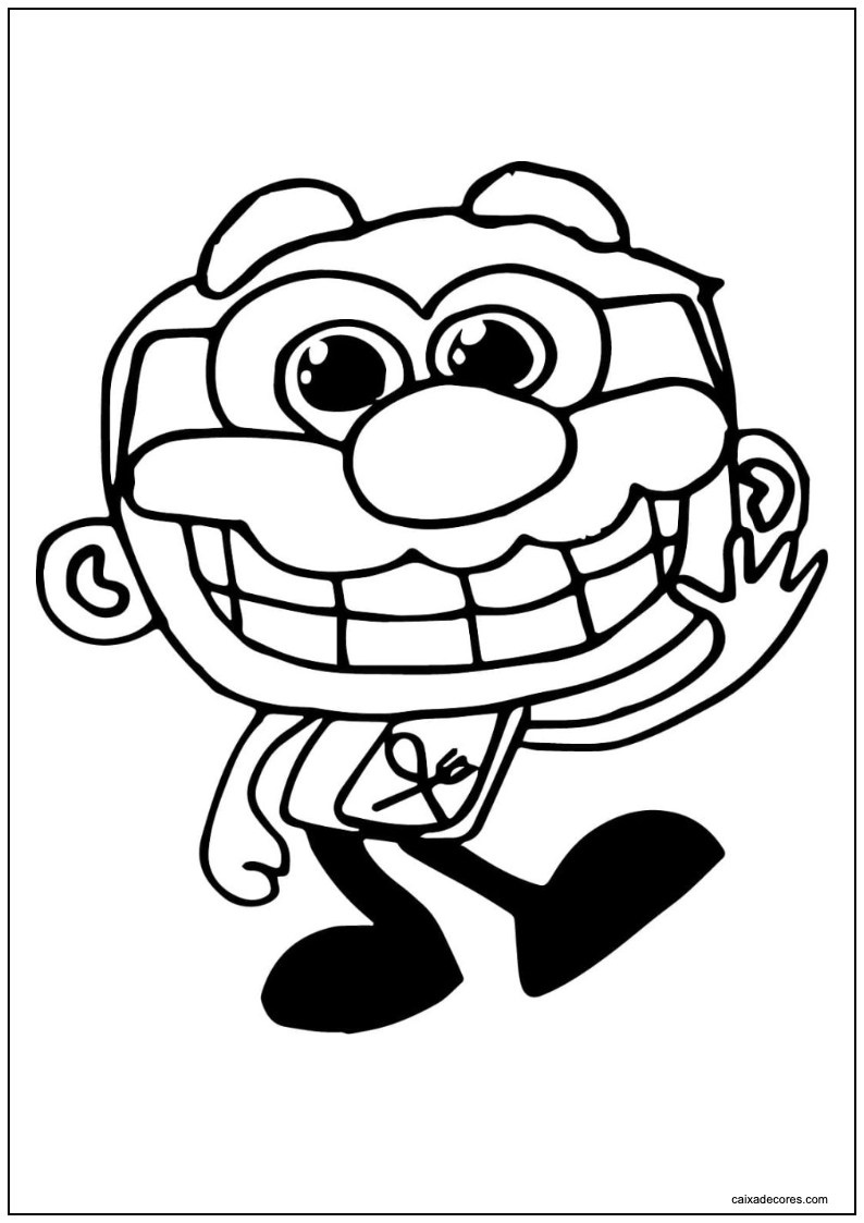 Desenho do josé comilão para imprimir e colorir