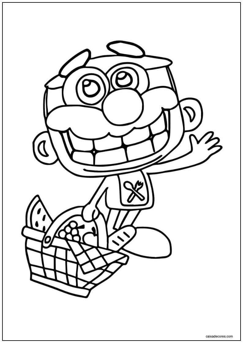 Desenho do josé comilão para imprimir
