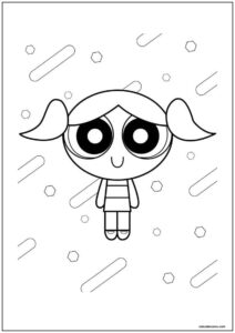 Desenho de as meninas superpoderosas para colorir e imprimir