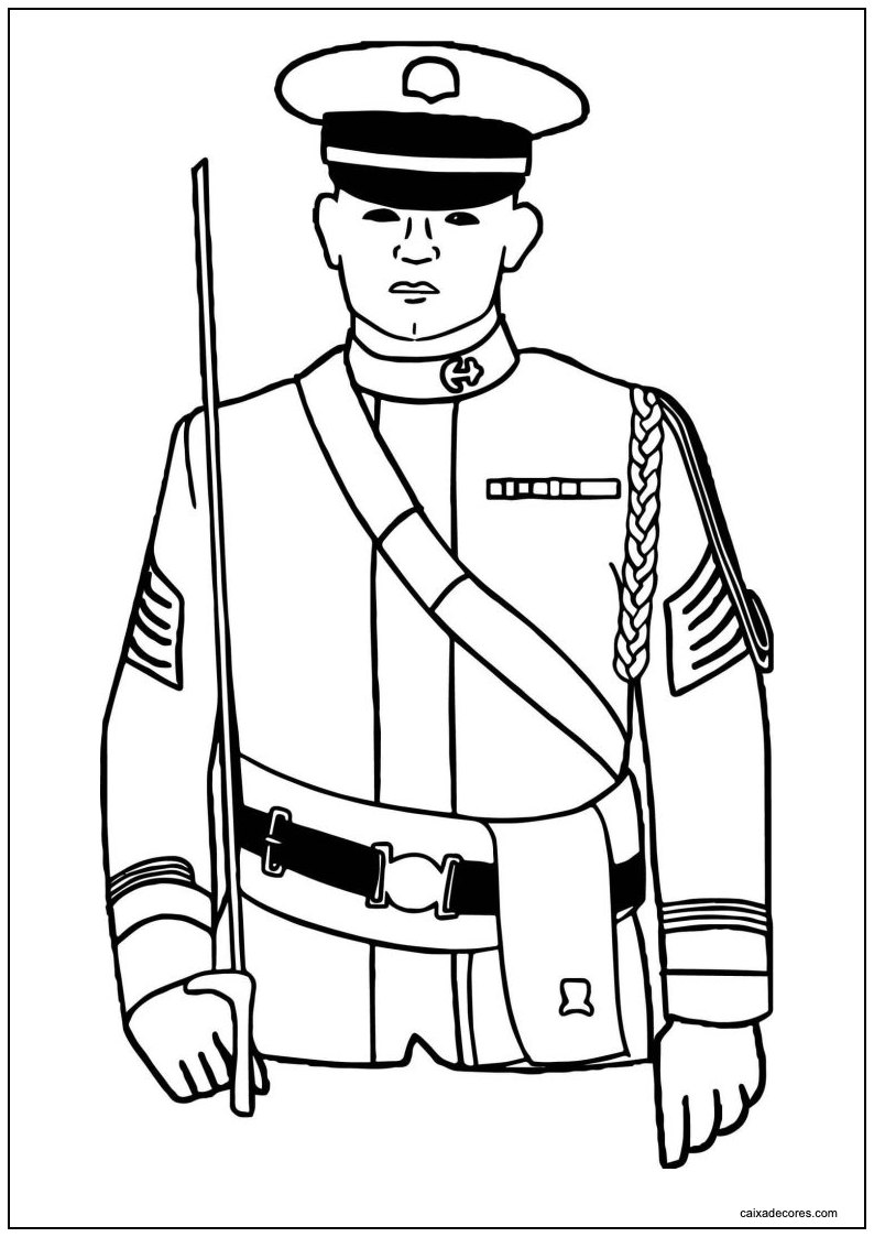 Desenho de soldados para imprimir 11