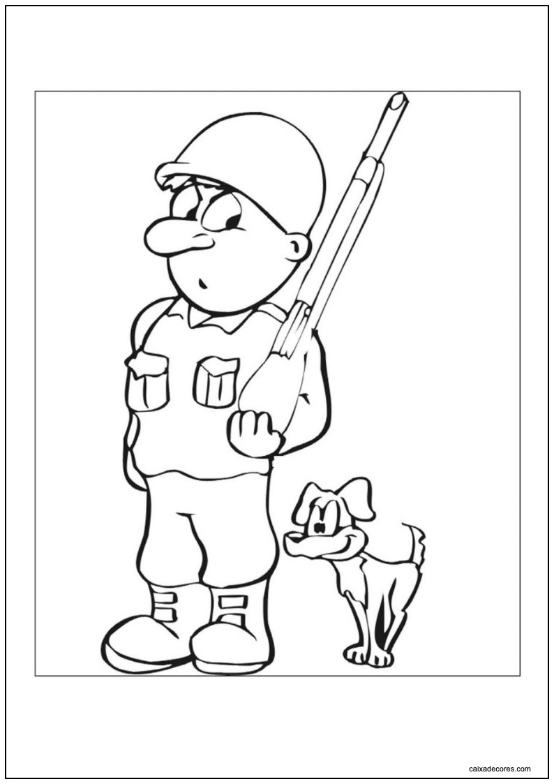 Desenho de soldados para imprimir 15