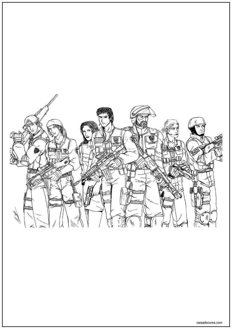 Desenho de soldados para imprimir 18