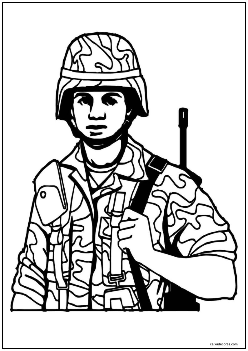 Desenho de soldados para imprimir 19