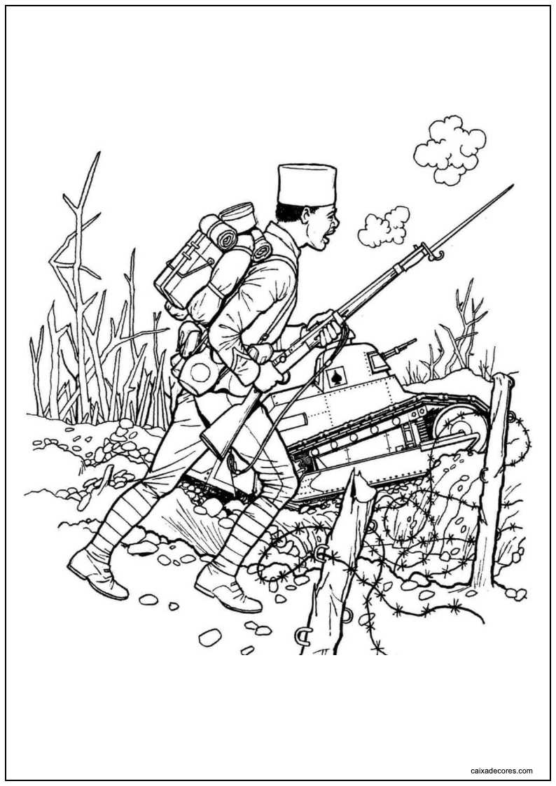 Desenho de soldados para imprimir 20