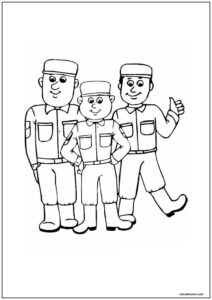 Desenho de soldados para imprimir 26