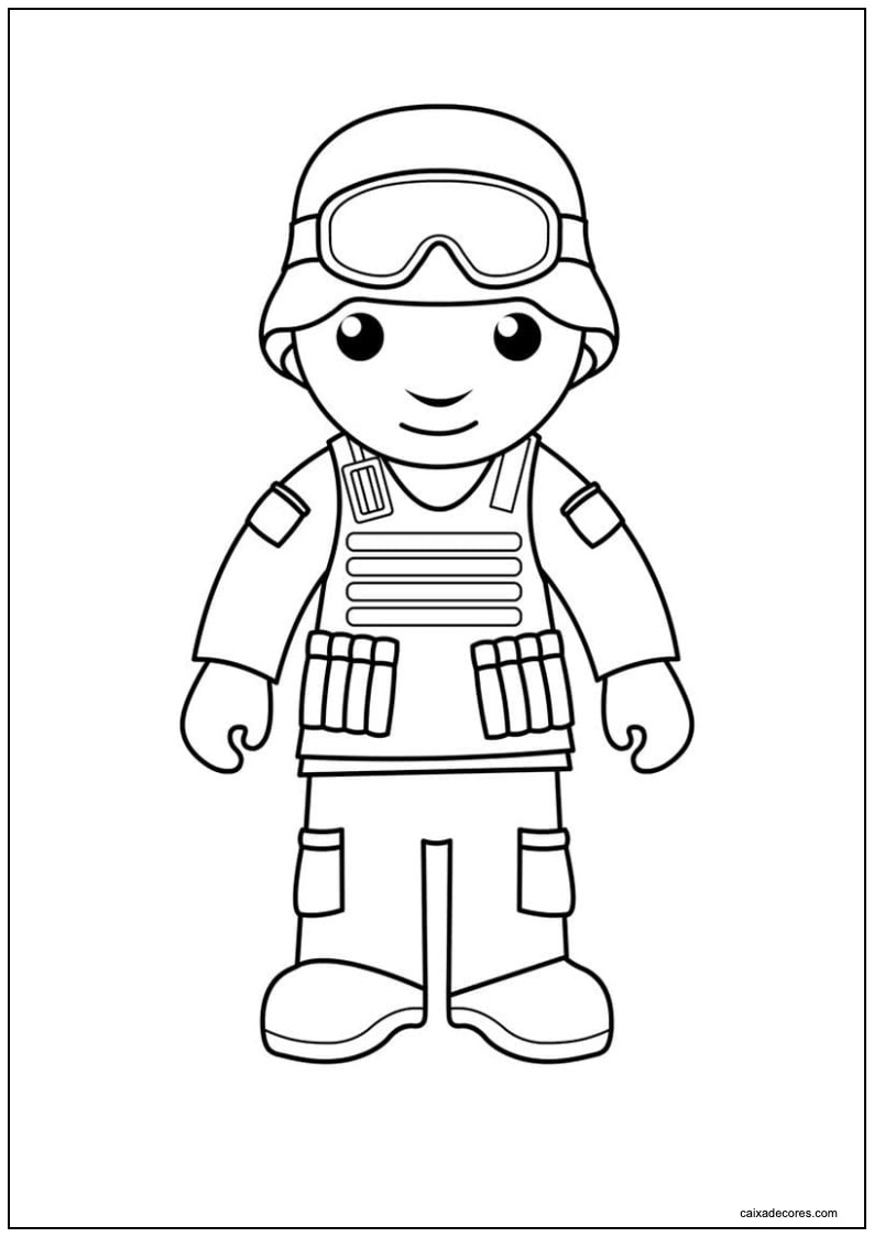Desenho de soldados para imprimir 29