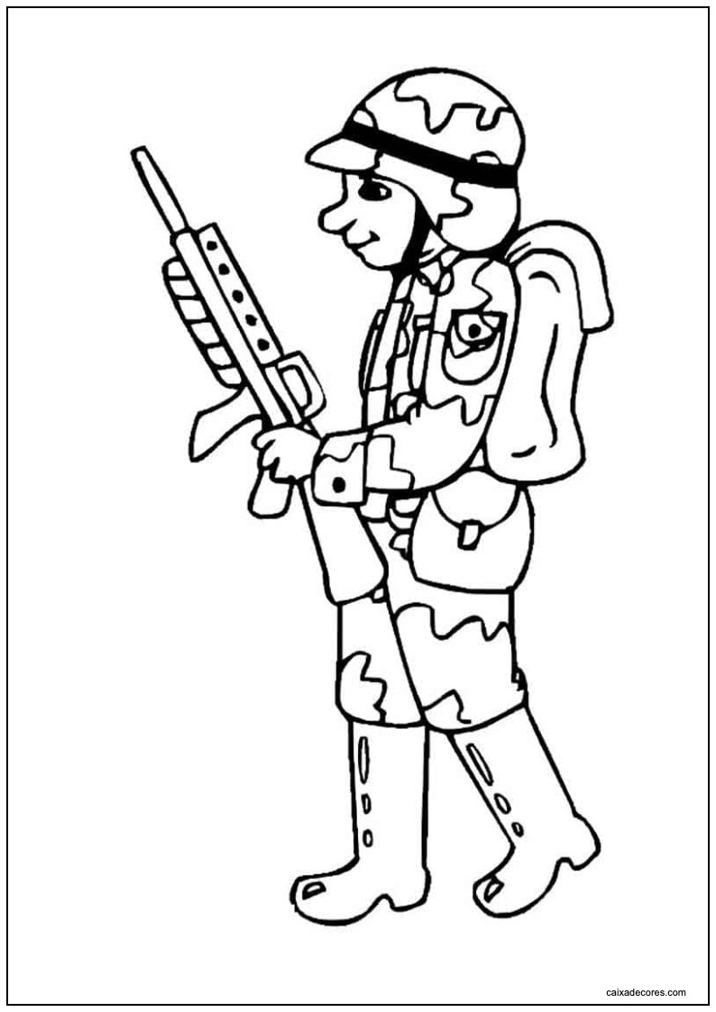 Desenho de soldados para imprimir 31