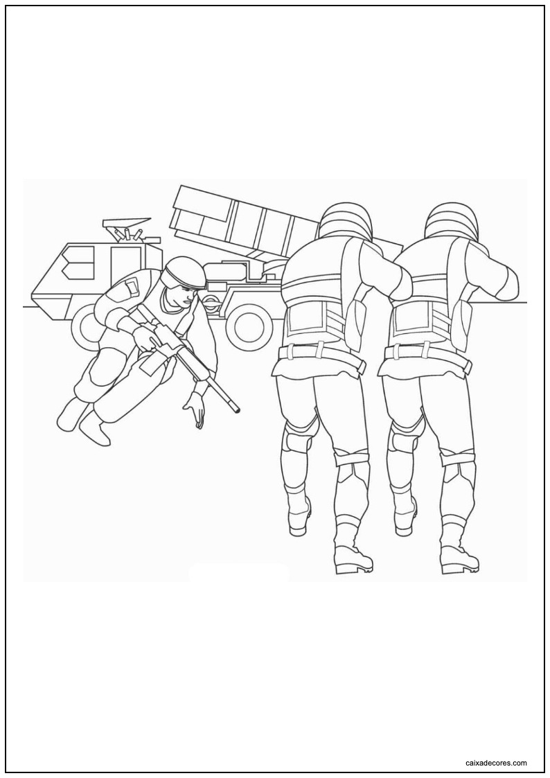 Desenho de soldados para imprimir 32