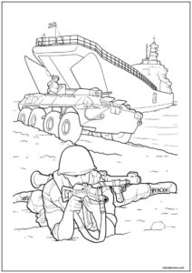 Desenho de soldados para imprimir 36