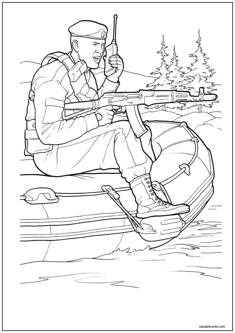 Desenho de soldados para imprimir 6