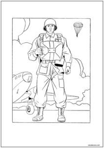 Desenho de soldados para imprimir 7