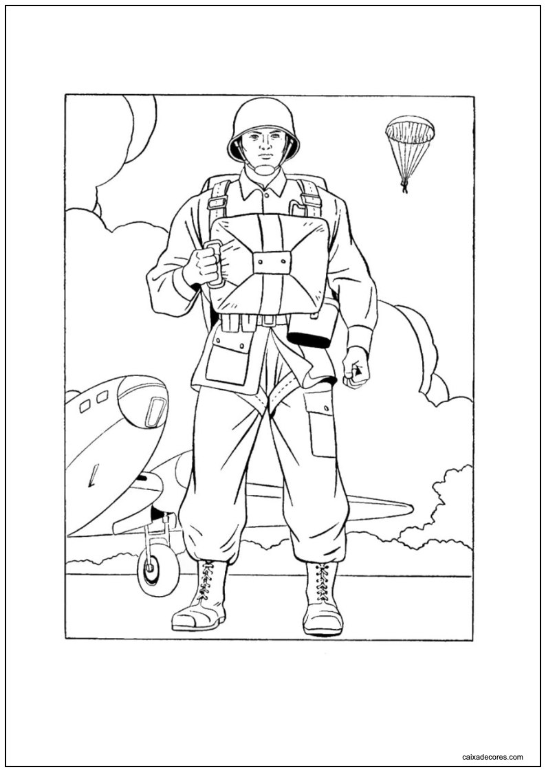 Desenho de soldados para imprimir 7